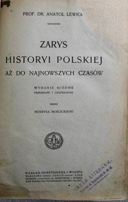 Zarys historyi polskiej aż do najnowszych