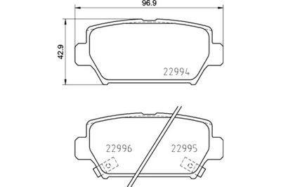 BREMBO MITSUBISHI ECLIPSE CROSS GK_ 10 17- MITSUBISHI GAC ECLIPSE