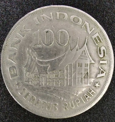 0361 - Indonezja 100 rupii, 1978