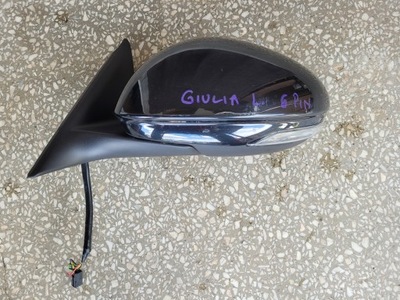 Зеркало левая 6 pin alfa romeo giulia фото №1