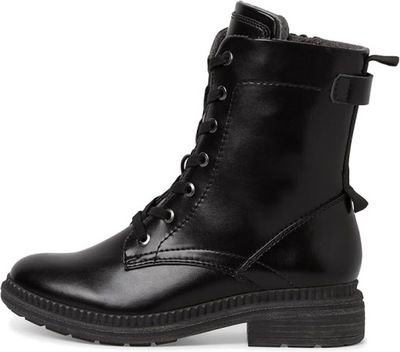 JANA BOTKI DAMSKIE CZARNE NA ZAMEK KLASYK 41 Ż7F