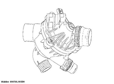 WAHLER 410766.103D0 TERMOSTAT, ZRODEK AUŠINAMASIS 