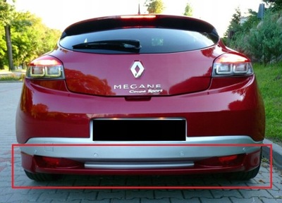 RENAULT MEGANE MK3 COUPE ANTDĖKLAS BUFERIO GAL. 