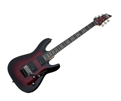 ギター Schecter DEMON-6 ABSN Schecter DEMON 6 ABSN gitara elektryczna
