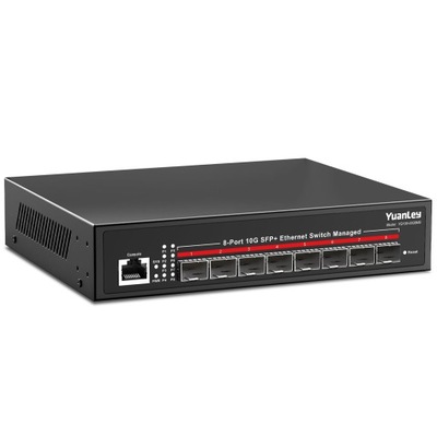 PRZEŁĄCZNIK SWITCH 8-PORTOWY SIECIOWY ETHERNET SWITCH YUANLEY YS100-0008MS