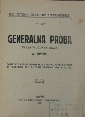 Generalna próba 1926 r.