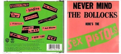 Płyta CD Sex Pistols Never Mind I Wydanie USA__________________________