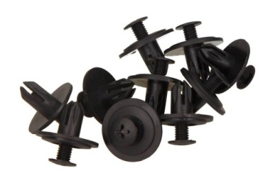 Штифт распорный 6mm чёрный накладка порог наружных honda civic 91-00 / фото №1