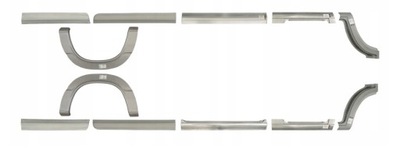 Sprinter lt 95-06 max поріг ремкомплект підкрилок kpl фото №1