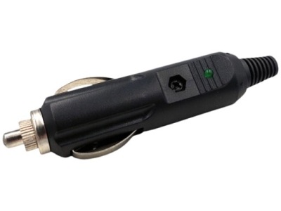 Штекер прикуривателя автомобильный euro 20 mm 12v фото №1