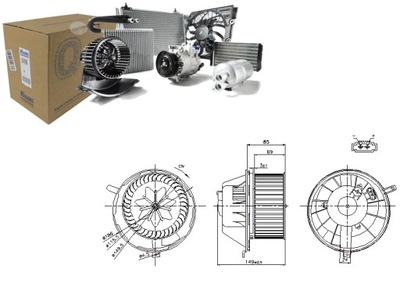 VENTILADOR SOPLADORES AUDI A3 Q3 SEAT ALHAMBRA ALTEA ALTEA XL LEON  