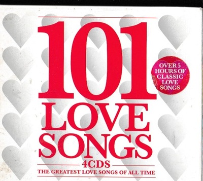 4 CD 101 Love Songs 2003 Box Przeboje Miłosne Dla Zakochanych _______