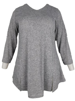 Bluzka sweterkowa elegancka Plus Size 4XL - 56/58