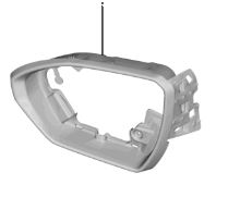 Корпус зеркало левая hyundai tucson nx4 фото №1