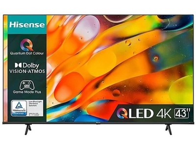 Telewizor QLED Hisense 43E7KQ 43" 4K UHD Internet Smart Wi-Fi