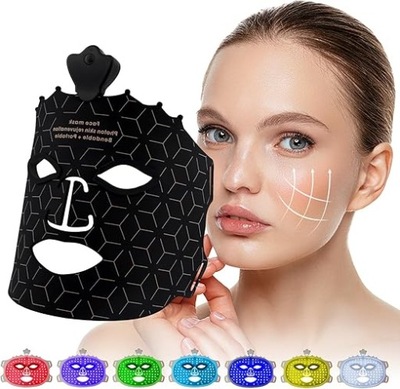 Maska LED z terapią LED 7 kolorów