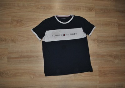 TOMMY HILFIGER bluzka koszulka LOGO r. L