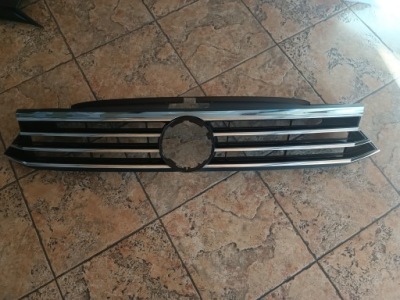 Решётка радиатора капот решётка радиатора капот хром vw passat b8 15-19 фото №1