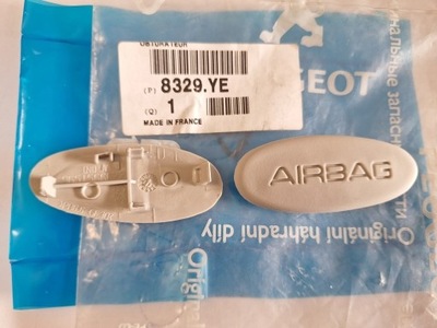 Заглушка накладки peugeot 206 оригинальный номер 8329ye фото №1