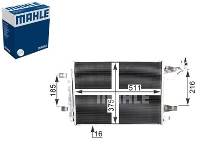 KONDENSATORIUS KONDICIONAVIMO MITSUBISHI COLT CZC VI COLT VI SMART FORFOUR 