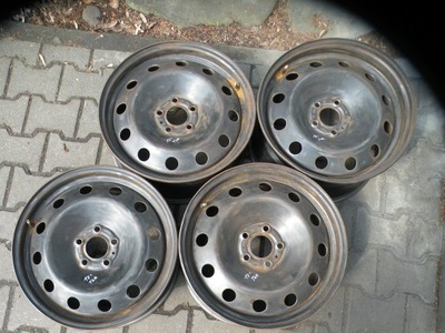 VOLVO S40 II V50 S60 V60 C30 S80 V70 DISCS STEEL SET 7X17 ET50  