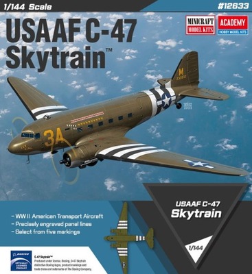 Academy 12633 USAAF C-47 Skytrain 1:144