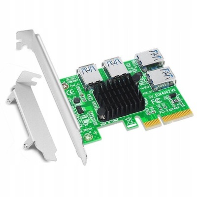 Hot sales PCI Express Riser Card 1 do 4 16X PCIe Riser PCI-E