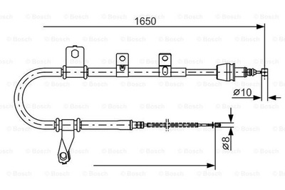 148787 BOSCH ТРОС ТОРМОЗА 1 987 482 074 ШТ BOSCH