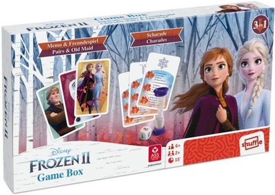 Gra Frozen 2 Kraina Lodu 3 in 1 Karty