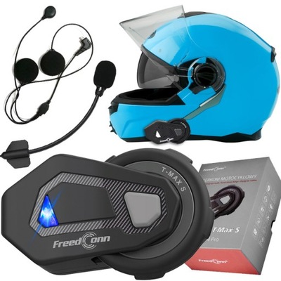 INTERKOM PARA MOTOCICLETA FREEDCONN T-MAX S V4 PRO PL KONFERENCJA RADIO BT 5.1  