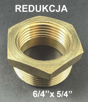 REDUKCJA MOSIĘŻNA 6/4"x5/4"