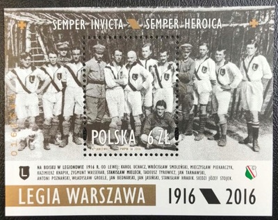 Blok 285 ** 2016 - Legia Warszawa 1916 2016