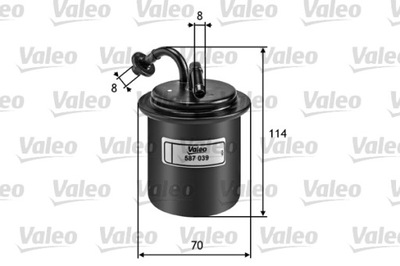 FITLR COMBUSTIBLES - GASOLINA SUBARU LEGACY 2.0 GASOLINA 7/1  