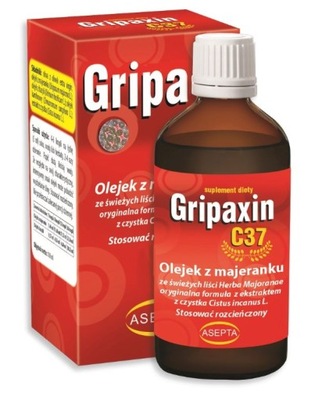 ASEPTA Gripaxin C37 30ml - Olej z majoránky a bazalky + extra z čistky