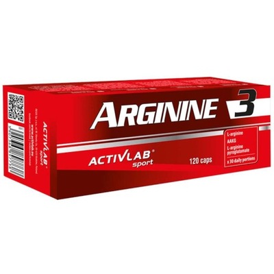 ACTIVLAB ARGININE 3 120 KAPS ARGI AAKG POWER POMPA