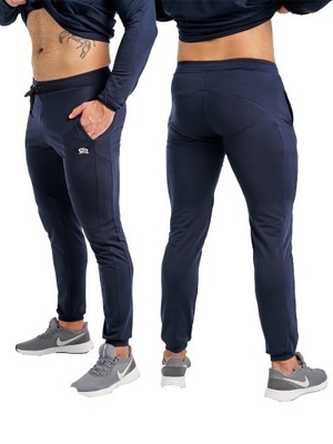 Spodnie męskie dresowe sportowe treningowe r. XL