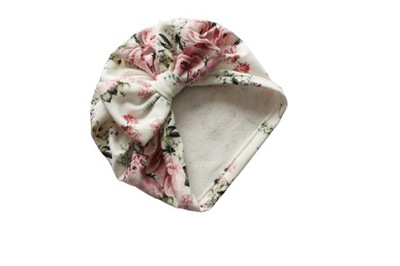 Czapka turban BUKIECIKI kokarda dresowy 48-50