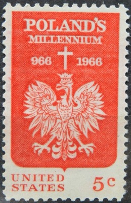 USA - Mi. 904 ** - Polands Millenium / 1966