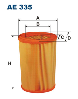 FILTRO AIRE FILTRON AE335  