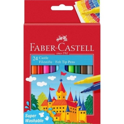 Flamastry Faber-Castell 24 pisaków