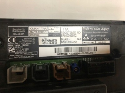 Дисплей 4539000406 smart forfour 453 фото №1