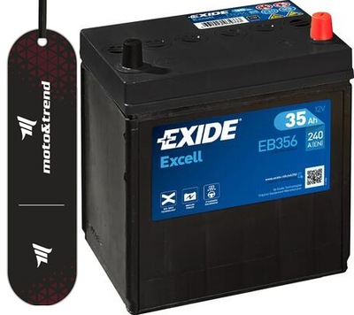АКУМУЛЯТОР EXIDE EXCELL P+ 35AH/240A EB356