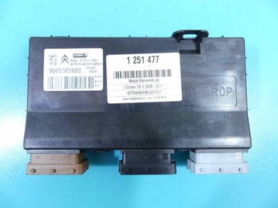 Блок управления модуль сиденье citroen c5 iii x7 фото №1