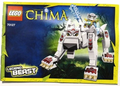 LEGO INSTRUKCJA CHIMA 70127 WILK