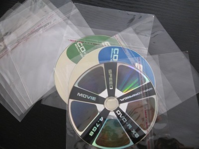 KOPERTY FOLIOWE na CD/DVD 130mm x 130mm 100szt