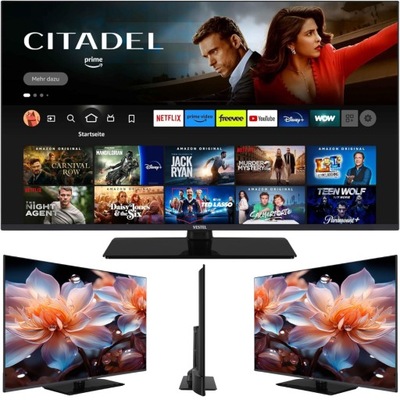 Telewizor SMART TV Fire QLED 43" VESTEL 43QF9940 4K HDR10 Atmos BEZRAMKOWY