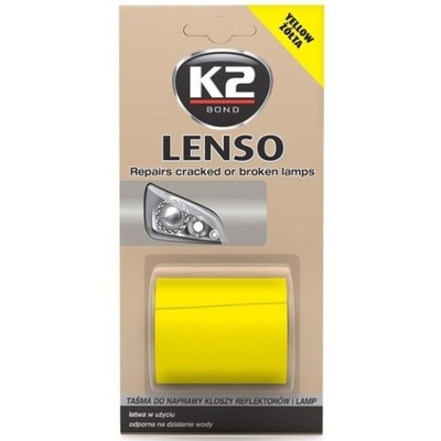 K2 Lenso Żółta taśma do reflektorów
