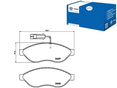 ZAPATAS DE FRENADO FIAT DUCATO 180 MULTIJET 2.3 D (2  