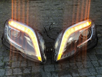 Mercedes w204 glk lift led лампи фари фото №1