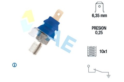 FAE SENSOR DE PRESIÓN ACEITES MERCEDES V 638 2 VOLVO 850 S70 S80 I V70  